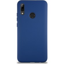 Kzy Huawei P Smart 2019 Kapak Içi Kadife Lansman Silikon Kılıf - Lacivert