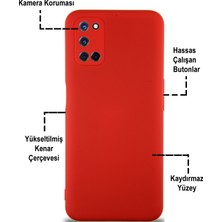 Kzy Oppo A72 Kapak Içi Kadife Kamera Korumalı Lansman Silikon Kılıf - Neon Pembe