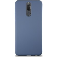 Kzy Huawei Mate 10 Lite Kapak Içi Kadife Lansman Silikon Kılıf - Petrol Mavisi