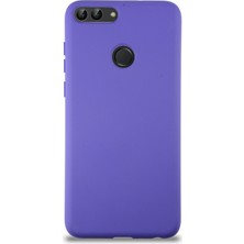 Kzy Huawei P Smart Kapak Içi Kadife Lansman Silikon Kılıf - Mor