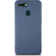 Kzy Oppo A5S Kapak Içi Kadife Lansman Silikon Kılıf - Petrol Mavisi