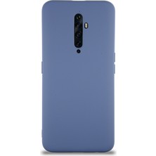 Kzy Oppo Reno 2z Kapak Içi Kadife Lansman Silikon Kılıf - Petrol Mavisi
