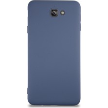 Kzy Samsung Galaxy J7 Prime 2 Kapak Içi Kadife Lansman Silikon Kılıf - Petrol Mavisi