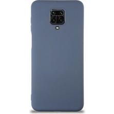 Kzy Xiaomi Redmi Note 9 Pro Kapak Içi Kadife Lansman Silikon Kılıf - Petrol Mavisi