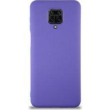 Kzy Xiaomi Redmi Note 9 Pro Kapak Içi Kadife Lansman Silikon Kılıf - Mor