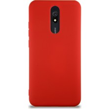 Kzy Xiaomi Redmi 8A Kapak Içi Kadife Lansman Silikon Kılıf - Kırmızı