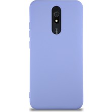 Kzy Xiaomi Redmi 8 Kapak Içi Kadife Lansman Silikon Kılıf - Lila