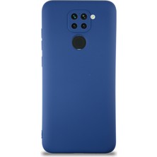 Kzy Xiaomi Redmi Note 9 Kapak Içi Kadife Kamera Korumalı Lansman Silikon Kılıf - Lacivert