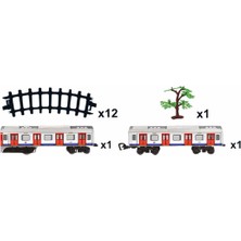 Suncon Sesli ve Işıklı Marmaray Tren Seti 15 Parça