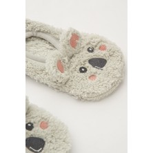 Penti Gri Kız Çocuk Mom Koala Çetik