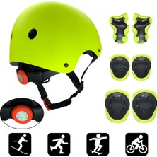 Buyfun Çocuklar 7 In 1 Kask ve Pedleri Set Ayarlanabilir Çocuklar (Yurt Dışından)