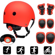 Buyfun Çocuklar 7 In 1 Kask ve Pedleri Set Ayarlanabilir Çocuklar (Yurt Dışından)