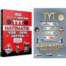 Benim Hocam Yayınları 2022 TYT Matematik Video Ders Defteri Benim Hocam Yayınları + Metin Yayınları TYT Matematik Soru Kitabı