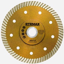 Rtrmax REH115 Çapaksız Turbo Kesim Elmas Testere 115*22MM