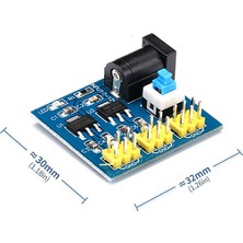 Alkatronik 5V 3.3V - 2 Çıkışlı Voltaj Düşürücü Güç Kaynağı Modülü Giriş 12V