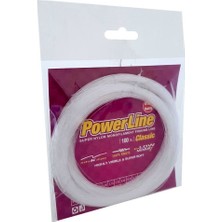 Powerline Classic 100M Monofilament Poşet Misina Beyaz 0.25mm