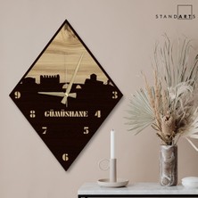 Makta W'clock Ahşap Duvar Saati - Gümüşhane