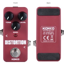 Auvc Kokko Fds2 Mini Distortion Pedalı Portatif Gitar Efekt Pedalı (Yurt Dışından)