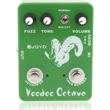 Auvc Joyo Jf-12 Voodoo Octave Fuzz Effect Gitar Efekt Pedal True (Yurt Dışından)