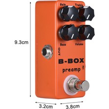 Mosky B-Box Elektro Gitar Preamp Overdrive Efekt Pedalı Full (Yurt Dışından)