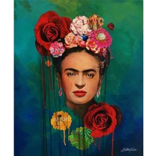 Hapy Hoby Frida Kahlo Sayılarla Boyama Seti 40 x 50 cm