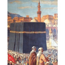 Hapy Hoby Osmanlı Dönemi Kabe Sayılarla Boyama Seti  40 x 50 cm