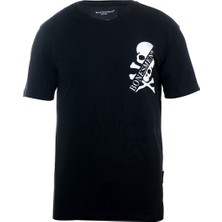 Bonesmen Yuvarlak Yaka T-Shirt Double Skull