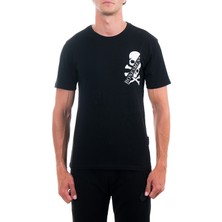 Bonesmen Yuvarlak Yaka T-Shirt Double Skull