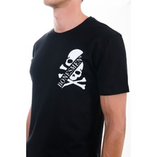 Bonesmen Yuvarlak Yaka T-Shirt Double Skull