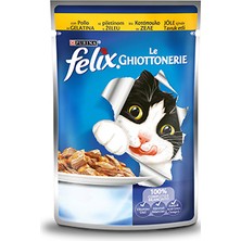 Felix Tavuklu Yaş Kedi Maması 100GR x 5 Adet