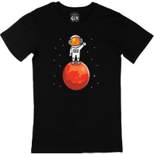 Cix Astronot Merhaba Dünya Siyah Tişört