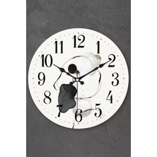 Muyika Design Muyika  Loso Bombe Gerçek Cam Sessiz Mekanizma 36CM Duvar Saati