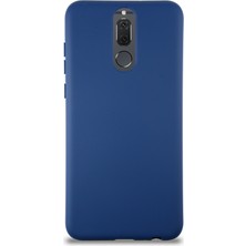Caseart Huawei Mate 10 Lite Kapak Içi Kadife Lansman Silikon Kılıf - Lacivert