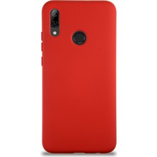 Caseart Huawei P Smart 2019 Kapak Içi Kadife Lansman Silikon Kılıf - Kırmızı