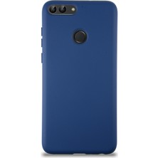 Caseart Huawei P Smart Kapak Içi Kadife Lansman Silikon Kılıf - Lacivert