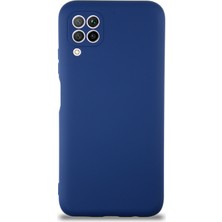 Caseart Huawei P40 Lite Kapak Içi Kadife Kamera Korumalı Lansman Silikon Kılıf - Lacivert