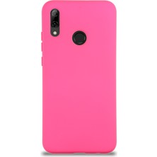 Caseart Huawei P Smart 2019 Kapak Içi Kadife Lansman Silikon Kılıf - Neon Pembe