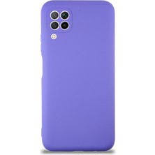 Caseart Huawei P40 Lite Kapak Içi Kadife Kamera Korumalı Lansman Silikon Kılıf - Mor