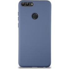 Caseart Huawei P Smart Kapak Içi Kadife Lansman Silikon Kılıf - Petrol Mavisi