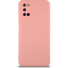 Caseart Oppo A52 Kapak Içi Kadife Kamera Korumalı Lansman Silikon Kılıf - Pembe