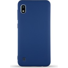 Caseart Samsung Galaxy A10 Kapak Içi Kadife Lansman Silikon Kılıf - Lacivert