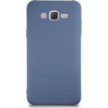 Caseart Samsung Galaxy J7 Kapak Içi Kadife Lansman Silikon Kılıf - Petrol Mavisi
