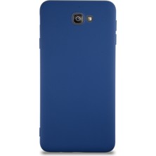 Caseart Samsung Galaxy J7 Prime Kapak Içi Kadife Lansman Silikon Kılıf - Lacivert