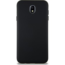 Caseart Samsung Galaxy J7 Pro Kapak Içi Kadife Lansman Silikon Kılıf - Siyah