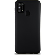 Caseart Samsung Galaxy M31 Kapak Içi Kadife Lansman Silikon Kılıf - Siyah