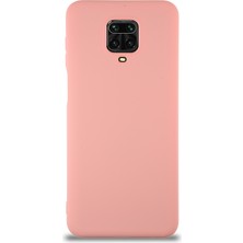 Caseart Xiaomi Redmi Note 9s Kapak Içi Kadife Lansman Silikon Kılıf - Pembe
