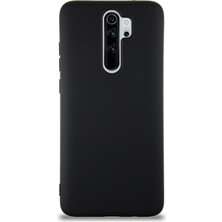 Caseart Xiaomi Redmi Note 8 Pro Kapak Içi Kadife Lansman Silikon Kılıf - Siyah