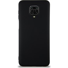 Caseart Xiaomi Redmi Note 9 Pro Kapak Içi Kadife Lansman Silikon Kılıf - Siyah