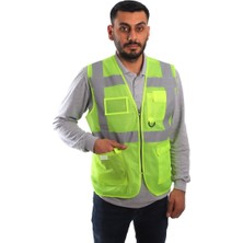 Eserıs Mühendis Tipi Ikaz Yeleği Sarı