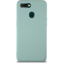 Caseart Oppo A5S Kapak Içi Kadife Lansman Silikon Kılıf - Turkuaz
